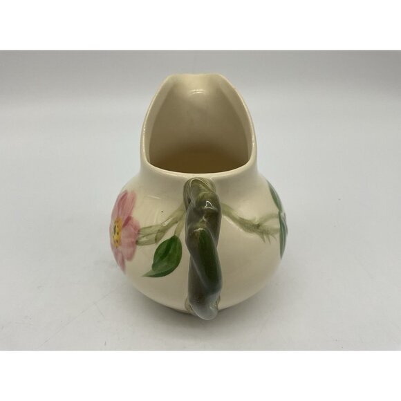 Desert Rose England Creamer and Sugar Bowl Vintage Set by Fransican Earthenware - Picture 6 of 16